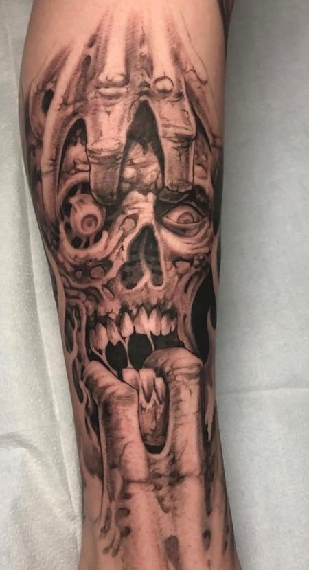 tattoos/ - Oak Adams Freehand Ghoul - 144528